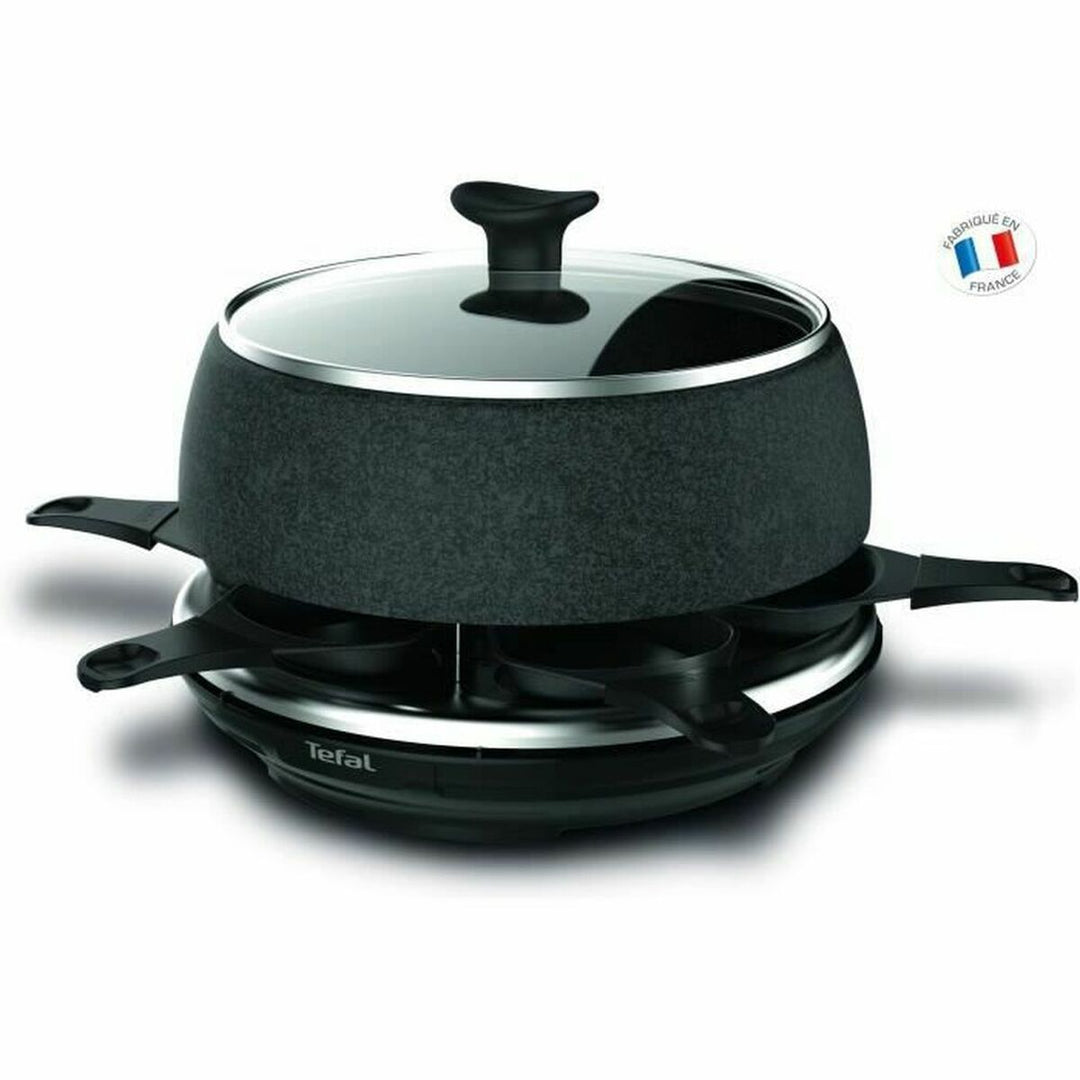 Tefal Fondue Set 850 W för 6 personer - Svart, non-stick och kompakt. Perfekt för gemensamma måltide