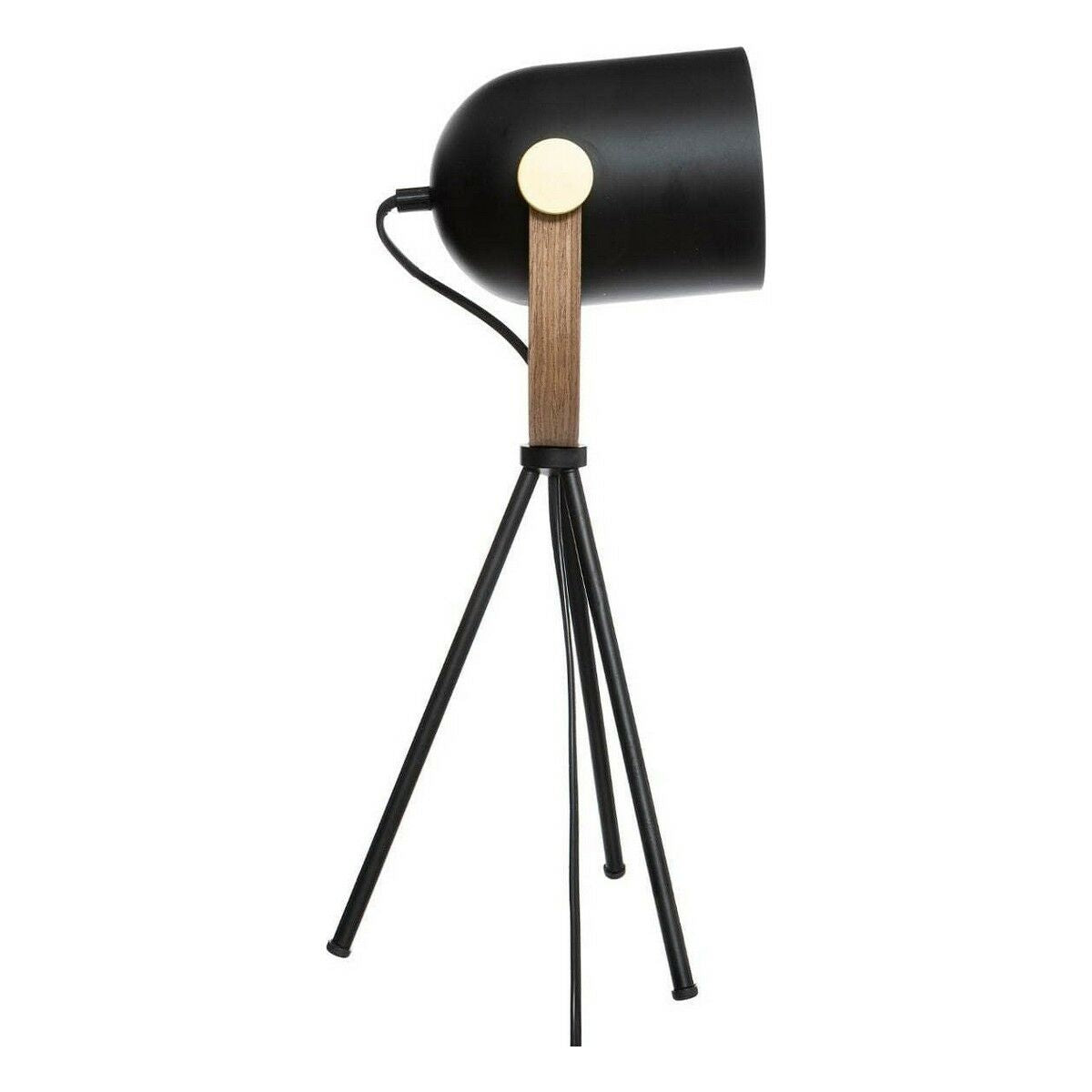 Svart Tripod Bordslampa - Stilren design, 25 W - 16 x 18 x 45 cm