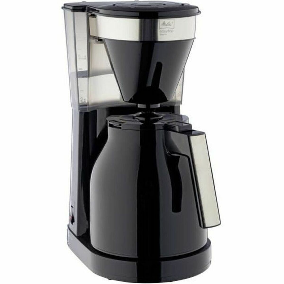 Melitta Kaffebryggare - Svart, 1050W, 1L Kapacitet - Snabb och kraftfull.