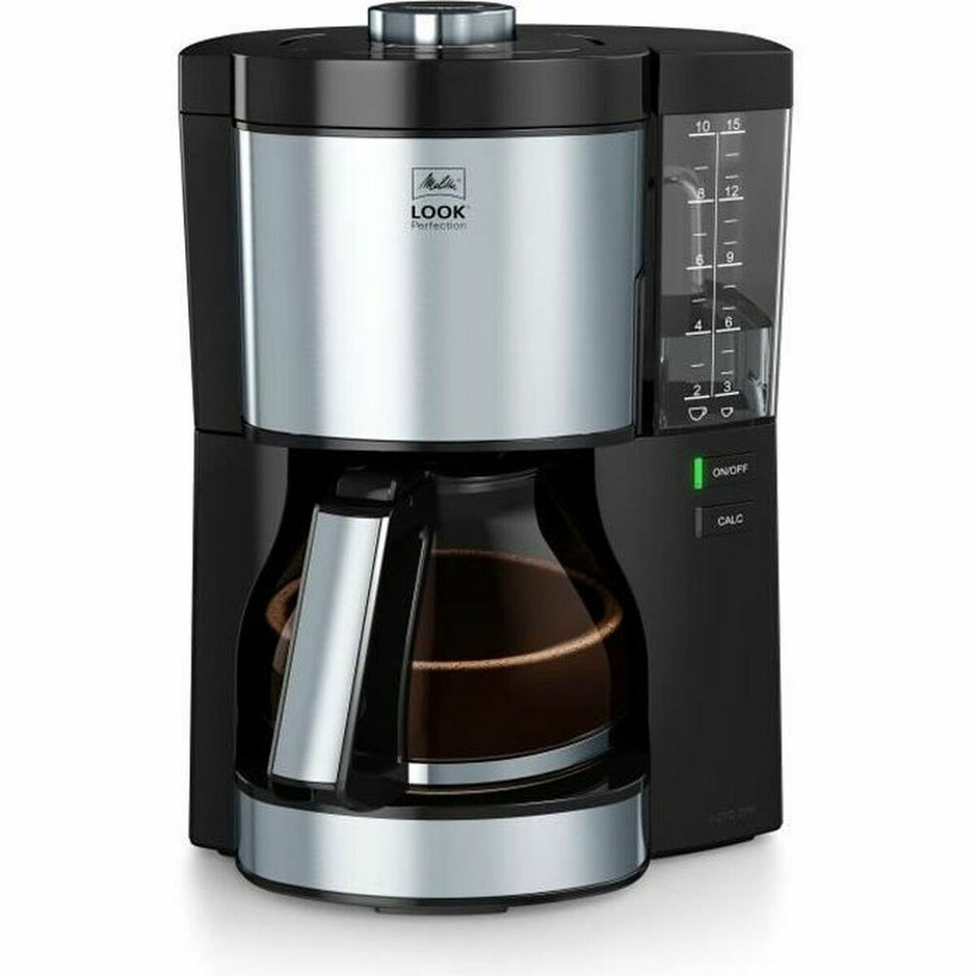 Melitta Kaffebryggare - Elegant svart design, 1080W, 1,25 L.