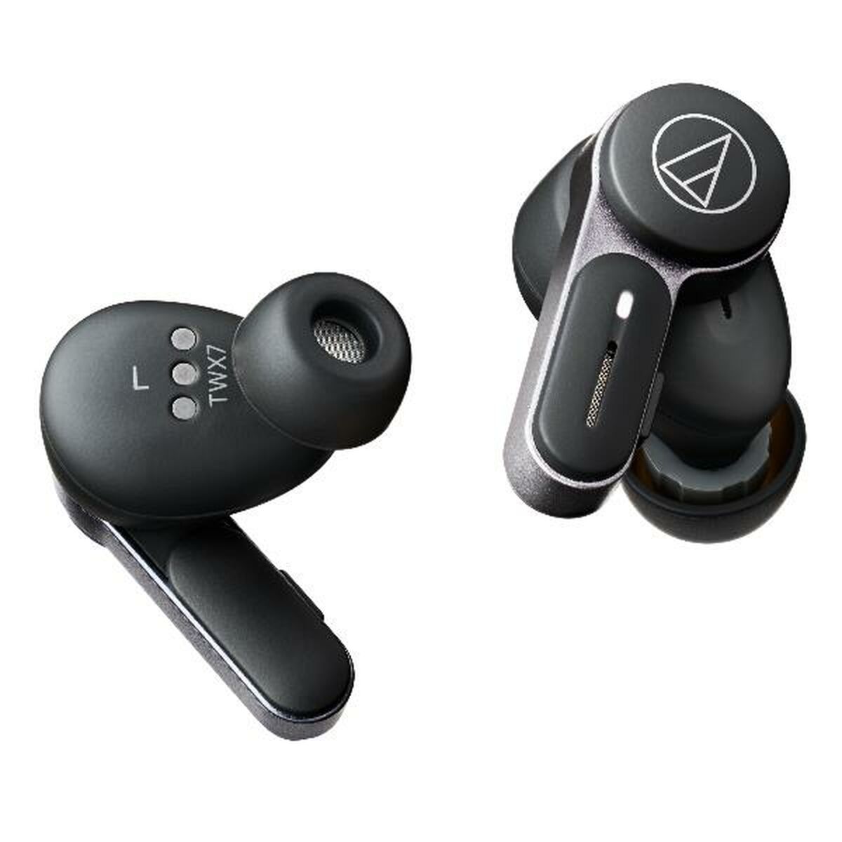 Trådlösa Bluetooth-hörlurar ATH-TWX7BK från Audio-Technica - Svart, hörlurar i örat, trådlös anslutn