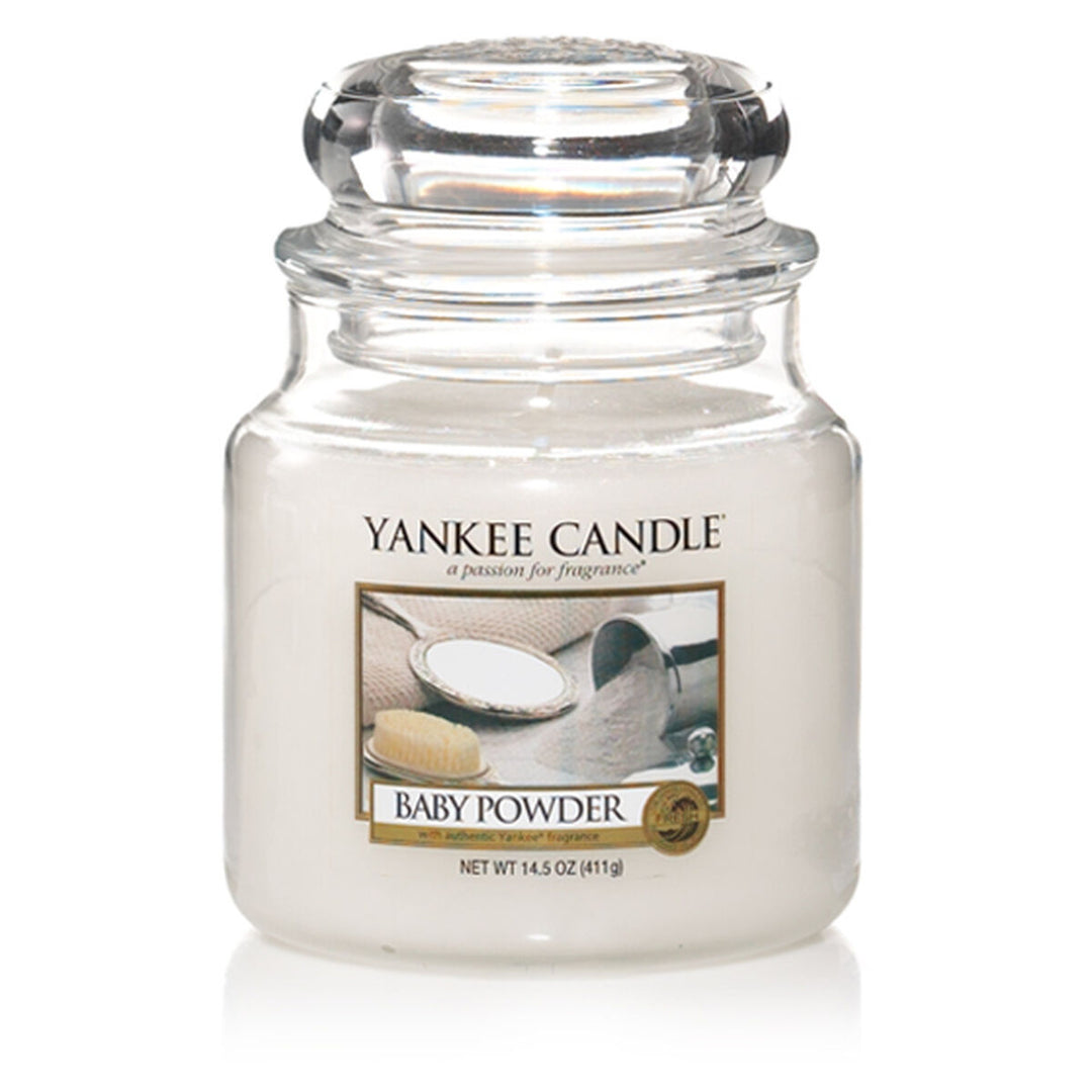 Yankee Candle Klassisk Medium ljus i burk - 411g sojavaxblandning.