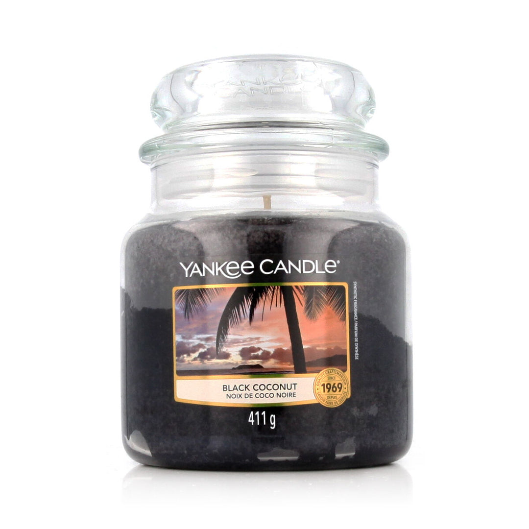 Yankee Candle Kokos Doftljus - 411g, fräsch och söt kokosnötsdoft för avkoppling hemma.