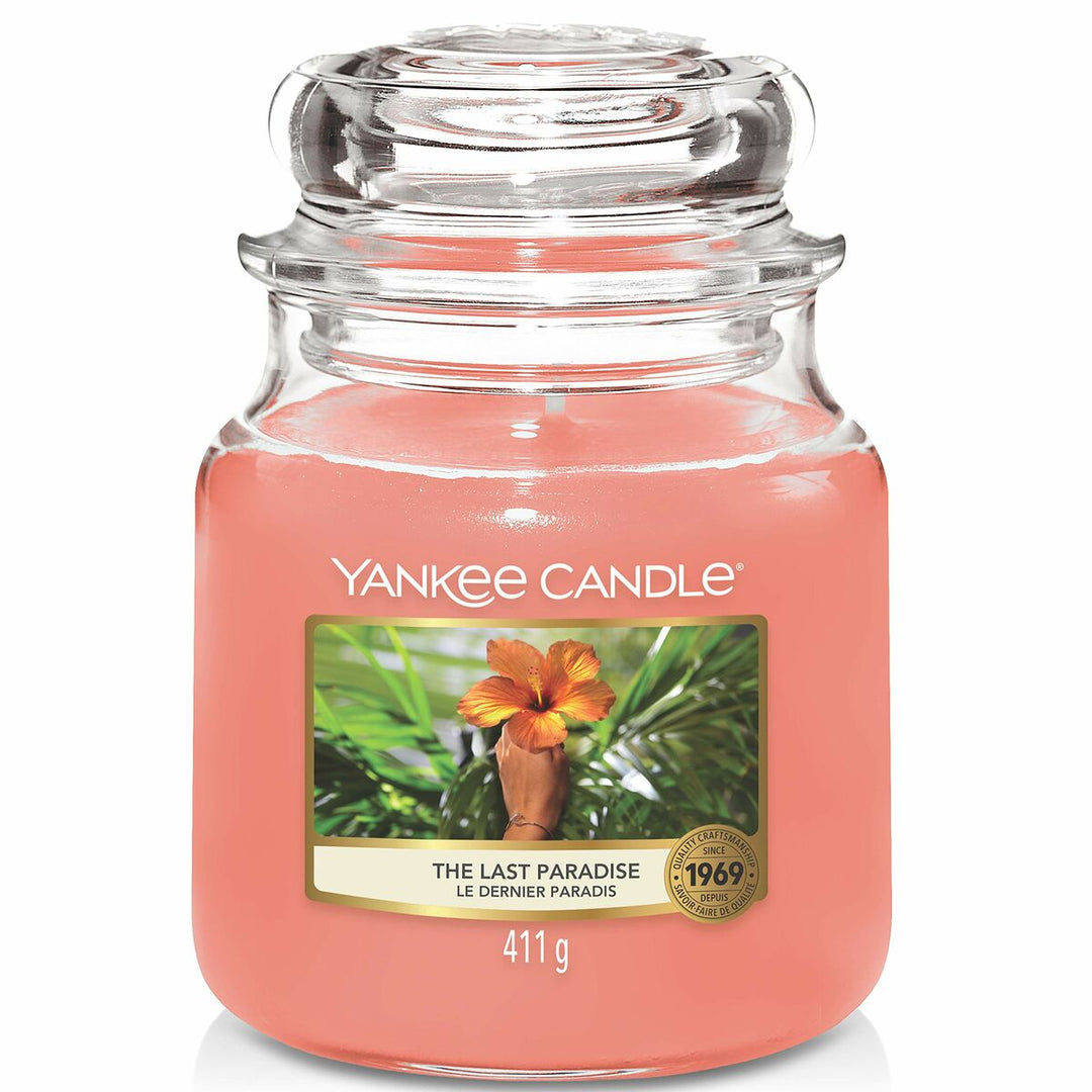 Yankee Candle Medium Jar - The Last Paradise, 411g - Blommigt doftljus för hemmet.