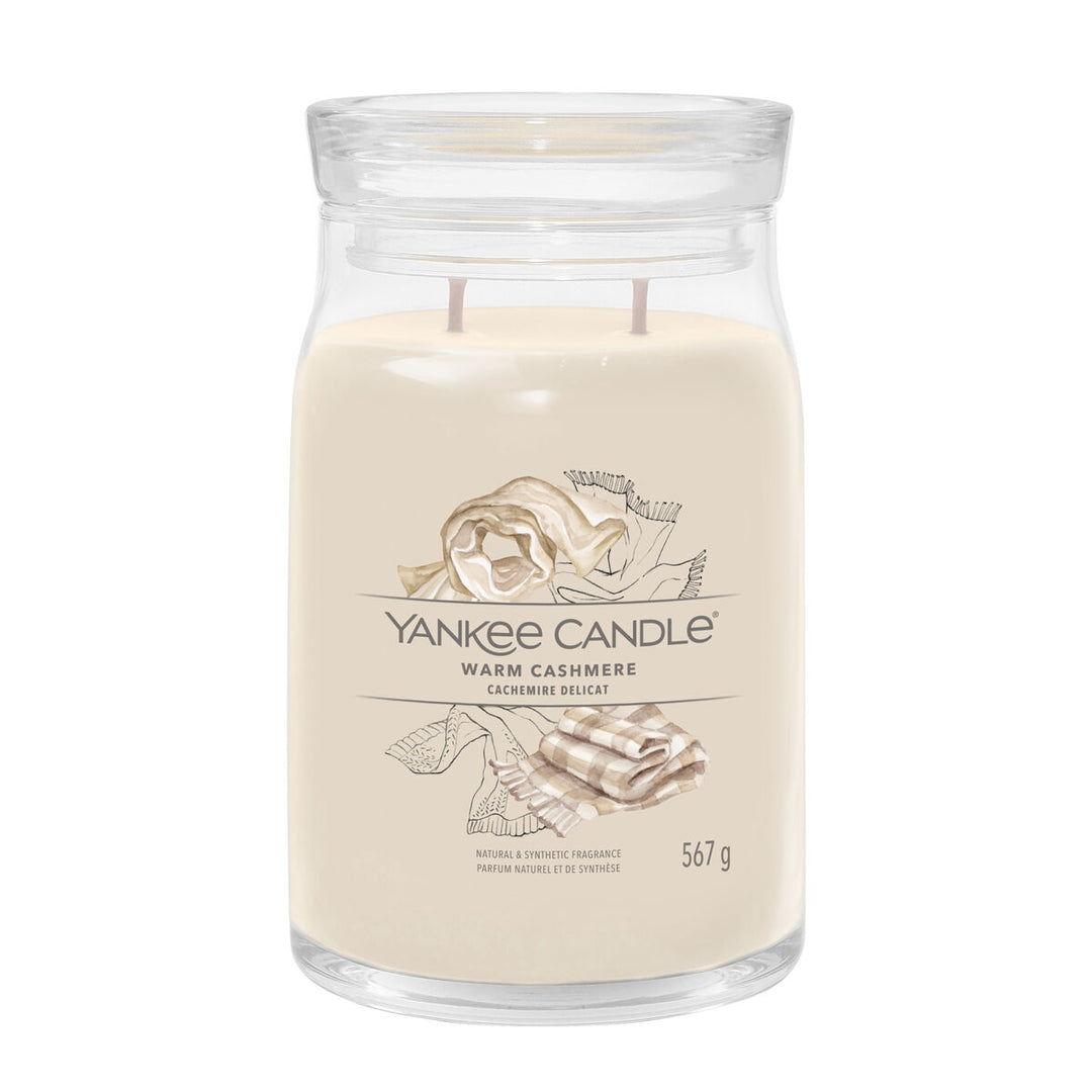 Yankee Candle Warm Cashmere 567g - lyxigt doftljus.