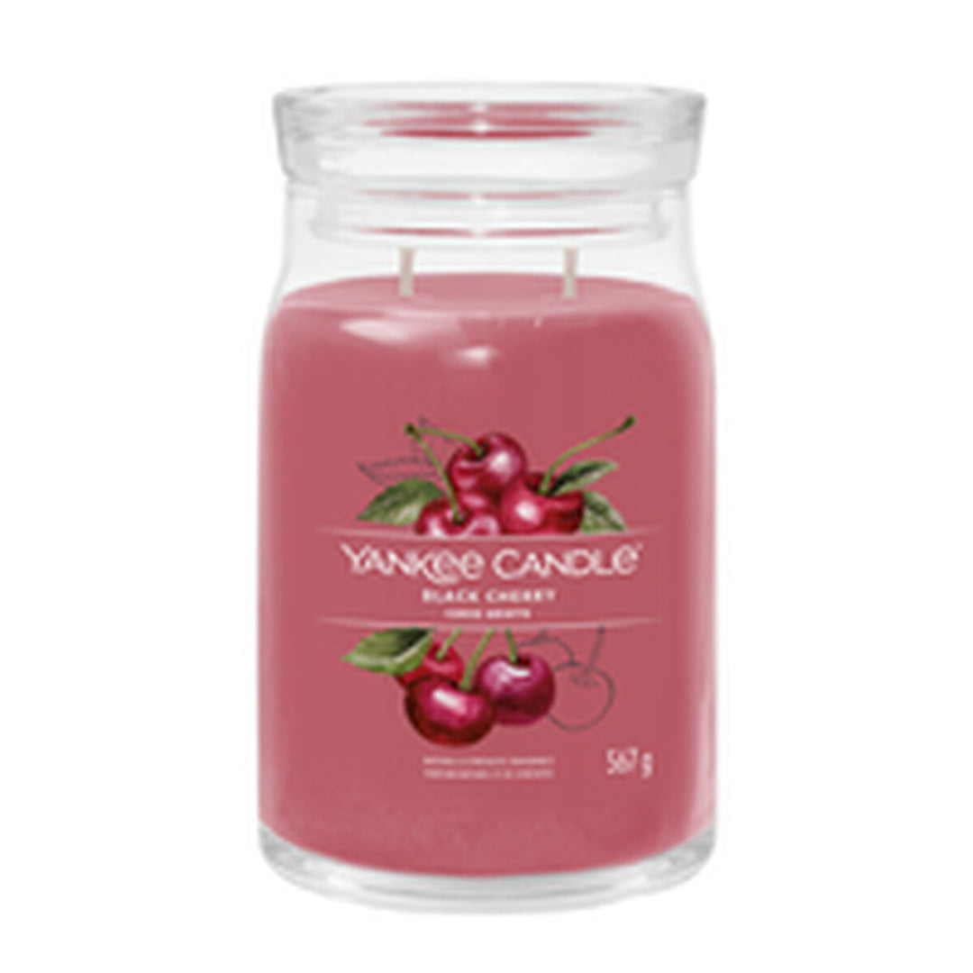 Yankee Candle Black Cherry 567g - Fängslande doftljus