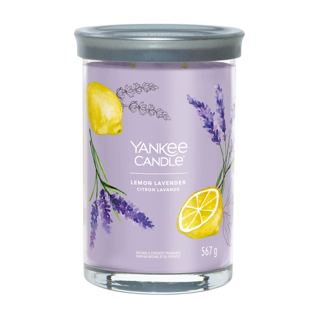 Citron Lavendel Doftljus från Yankee Candle - Skapa avslappning med fräsch doft.