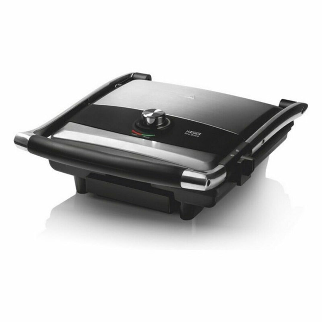 Elektrisk grill 2000W med non-stick yta - Haeger GR-200.014A. Perfekt för enkel och snabb matlagning