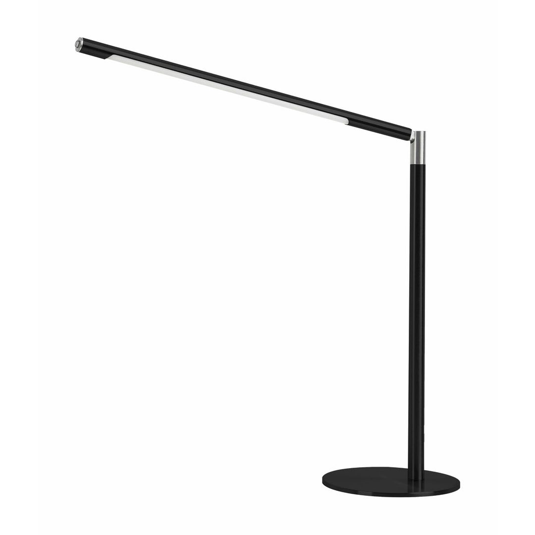 LED Bordslampa Archivo 2000 Aura - Svart Stål - 8W - 400lm - Justerbar intensitet - 360° roterande h