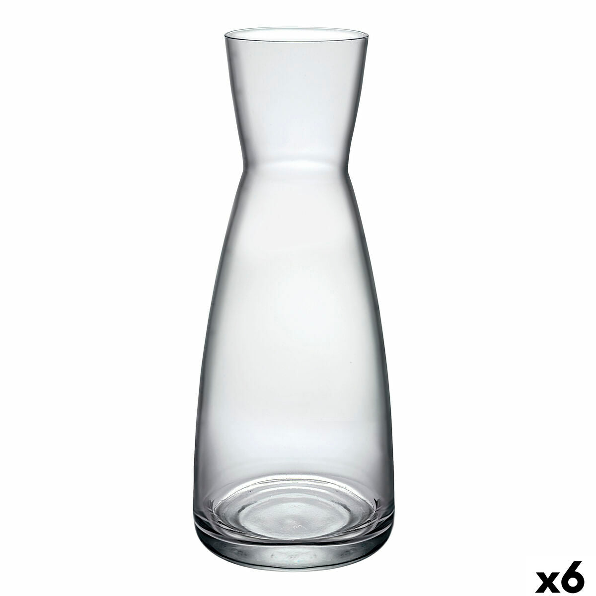 Bormioli Rocco Ypsilon Transparent Glas 1 L, 6-pack - Elegant och praktisk glaskanna.