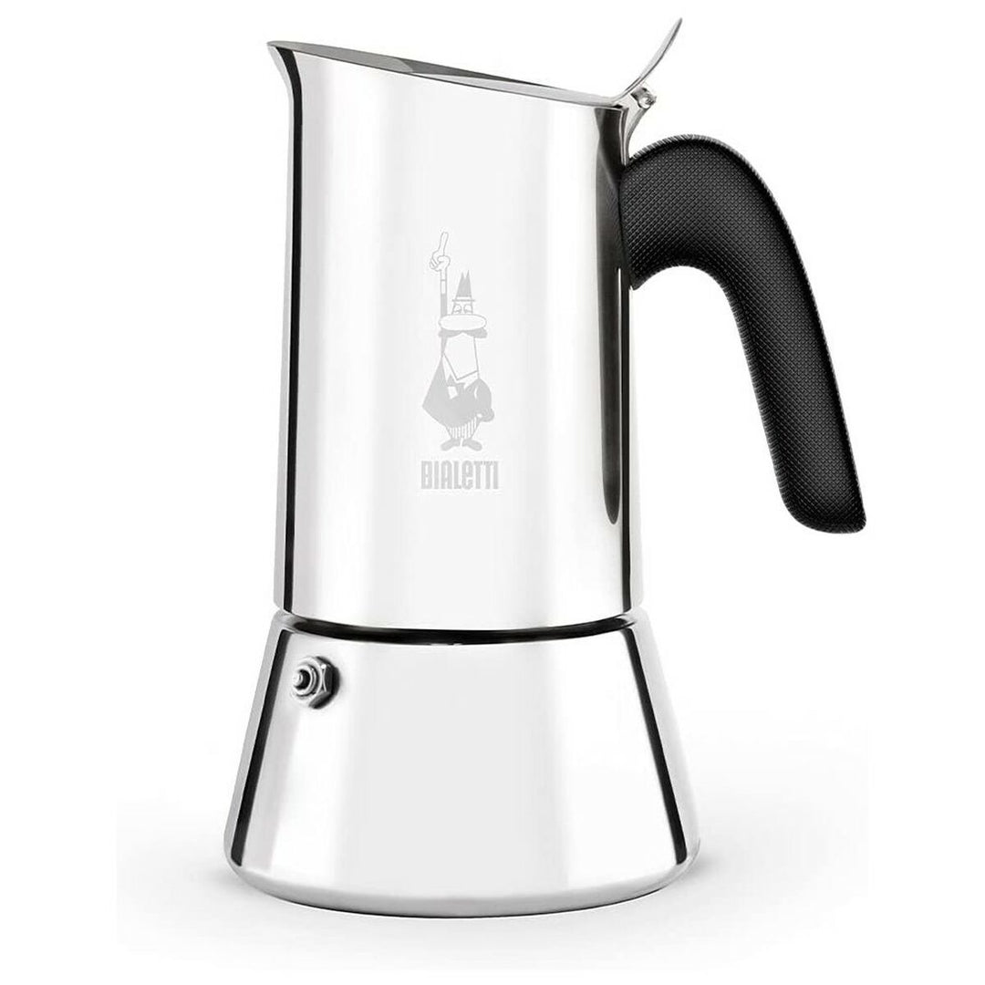 Bialetti Venus - Italiensk kaffebryggare i rostfritt stål, kapacitet för 10 koppar.