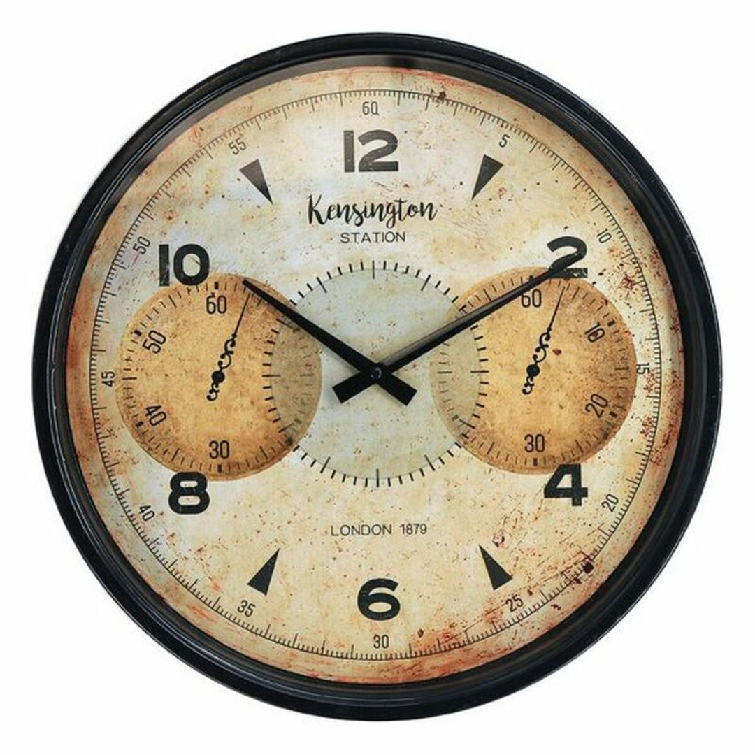 Stilren Wood & Metal Wall Clock (39 cm) - elegant design för hemmet