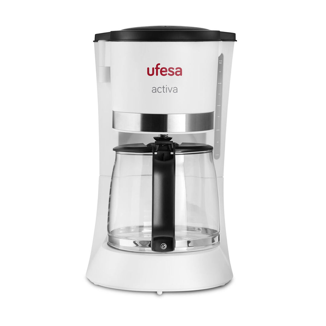 Vit Kaffebryggare 800W - UFESA CG7123 - Kraftfull och elegant kaffemaskin