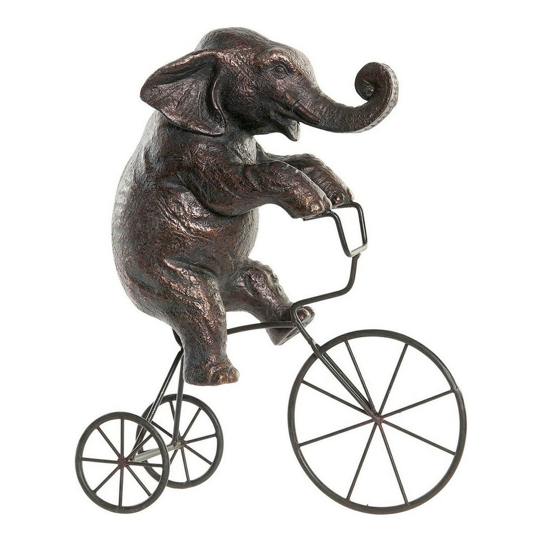 Metall Elefant Prydnadsfigur - Elegant inredningsdetalj 30 cm