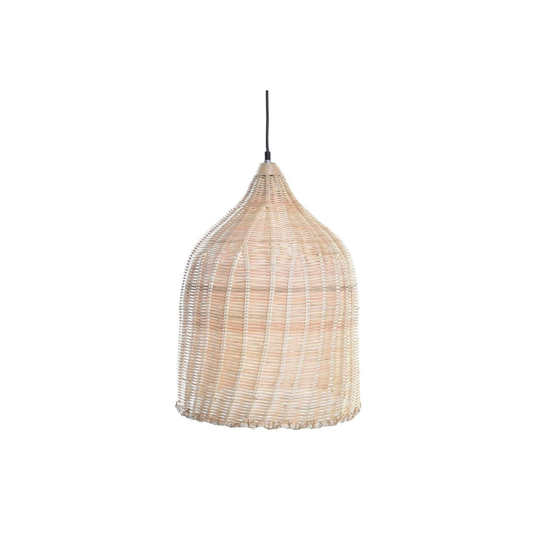 Modern taklampa i naturfärgad rattan, 50 W ljusstyrka, E27 lampsockel, 40 x 40 x 51 cm.