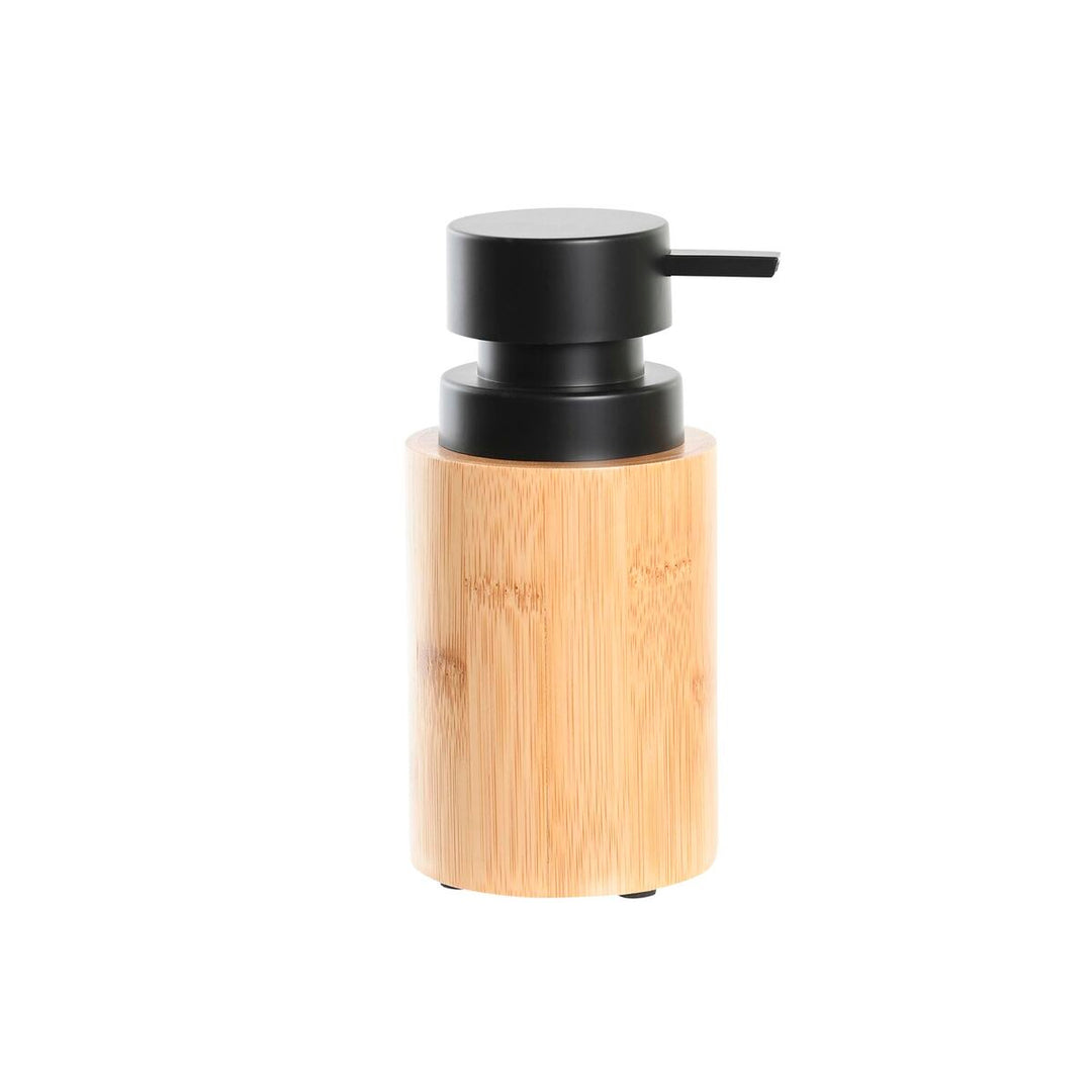 Svart Bambu Tvåldispenser, Elegant Design.