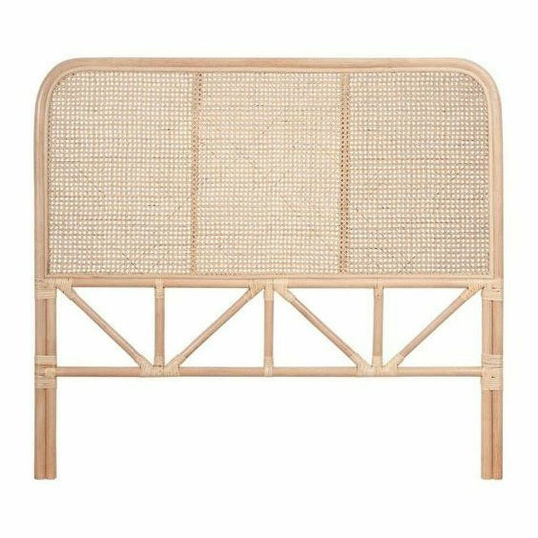 Rattan sänggavel i naturfärgad design, 178x128 cm - Bali-inspirerad och handgjord från DKD Home Deco