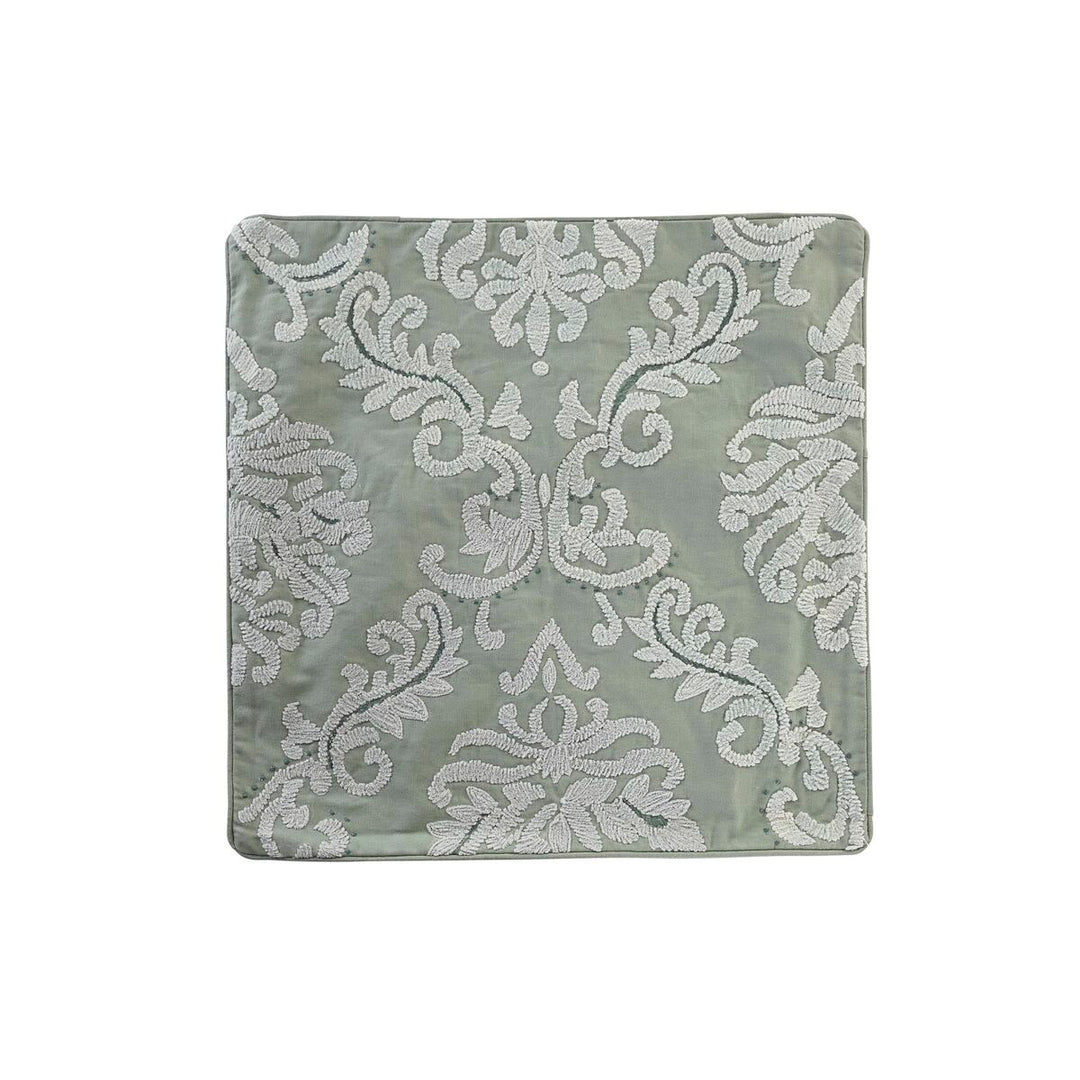 Mint Kuddfodral 50x50cm - Elegans från DKD Home Decor - Bomull och polyester, blixtlåsfastsättning. 