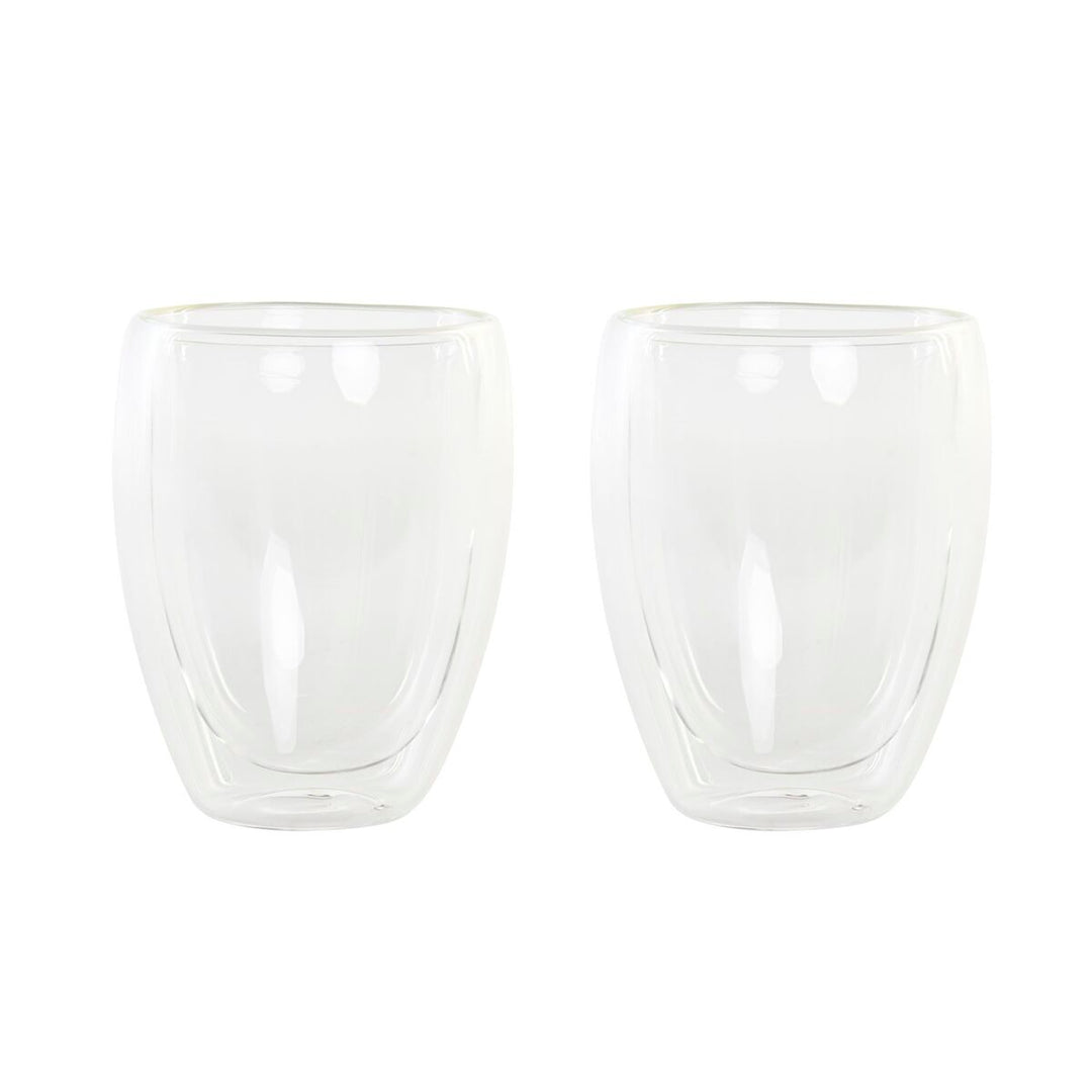 Kaffeglas i Borosilikatglas, 380 ml, 2-pack - tål maskindisk och mikrovågsugn.