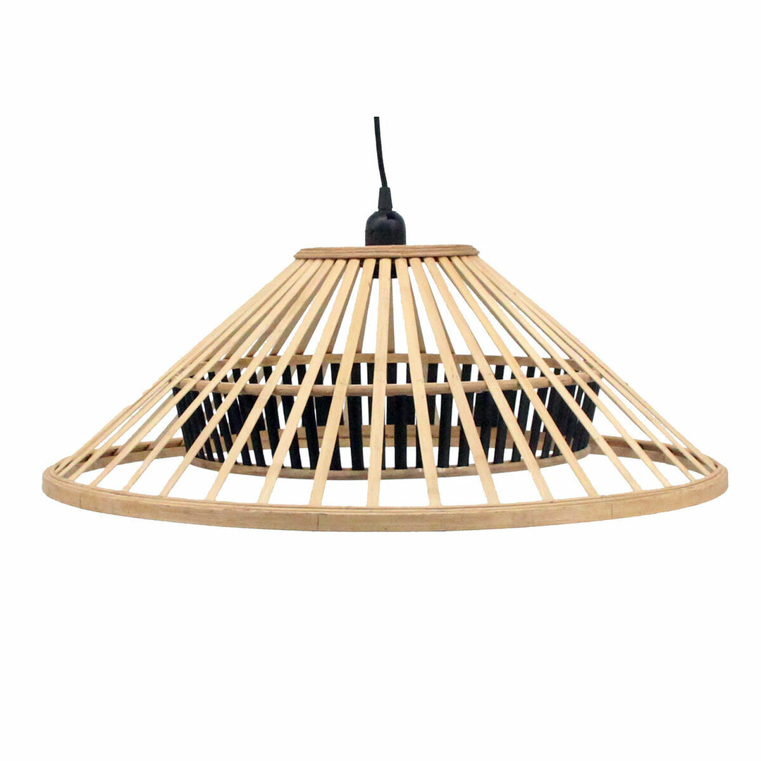 Bambu Taklampa - Skapa unik atmosfär med 50W ljus (60x60x21 cm)