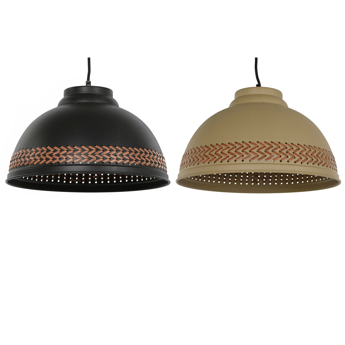 Elegant Metall Taklampa - 50 W - Färgval - 39 x 39 x 22 cm (2-pack)