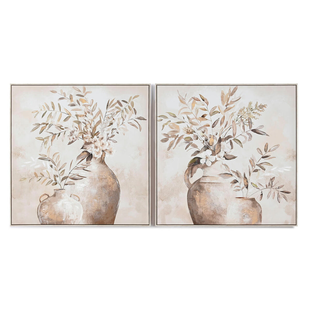 Tavla Vas Set - Traditionell Heminredning, 82x82 cm