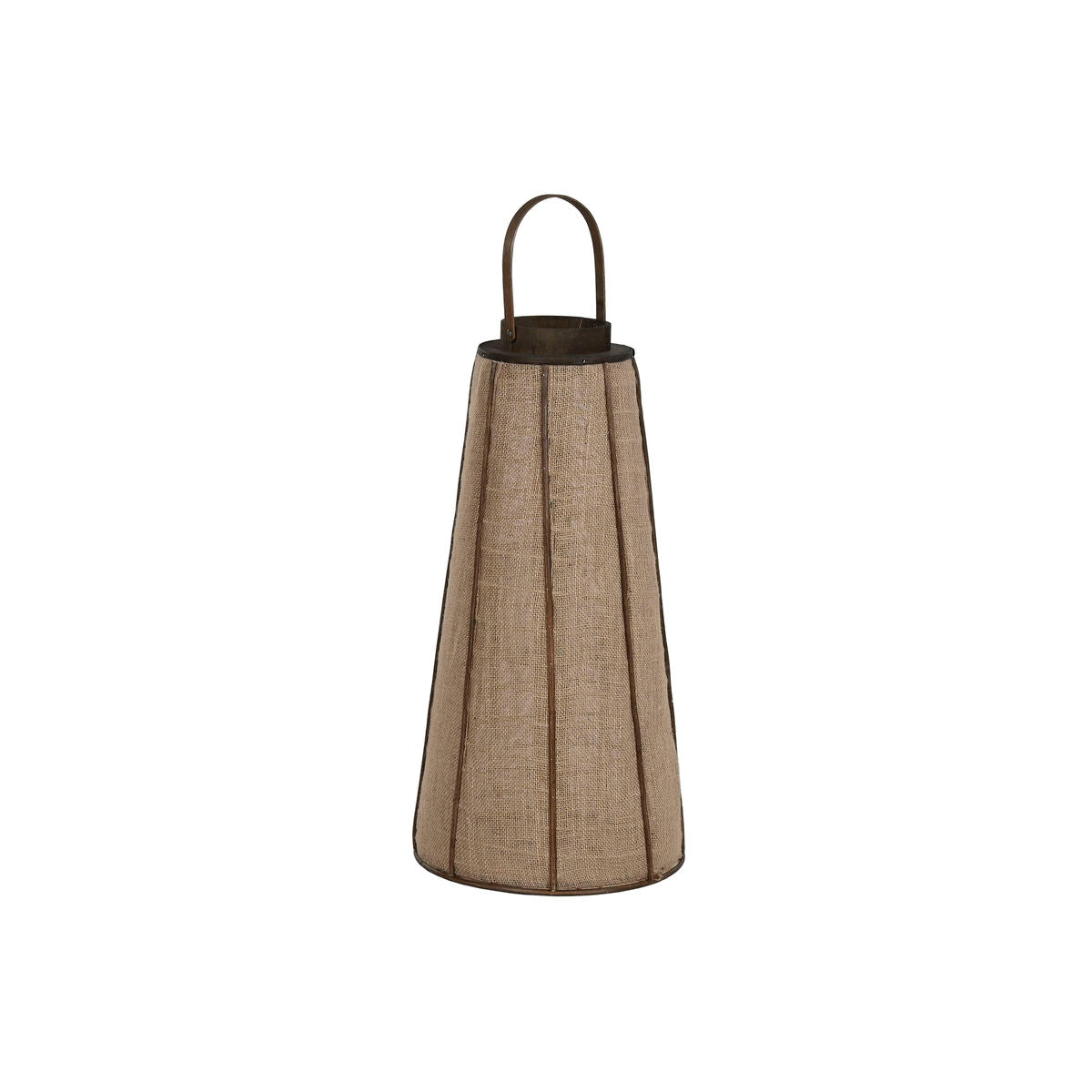 Jute och Bambu ljusstakar - Naturinspirerad design, 66 cm höga. Perfekt för att skapa varm atmosfär.