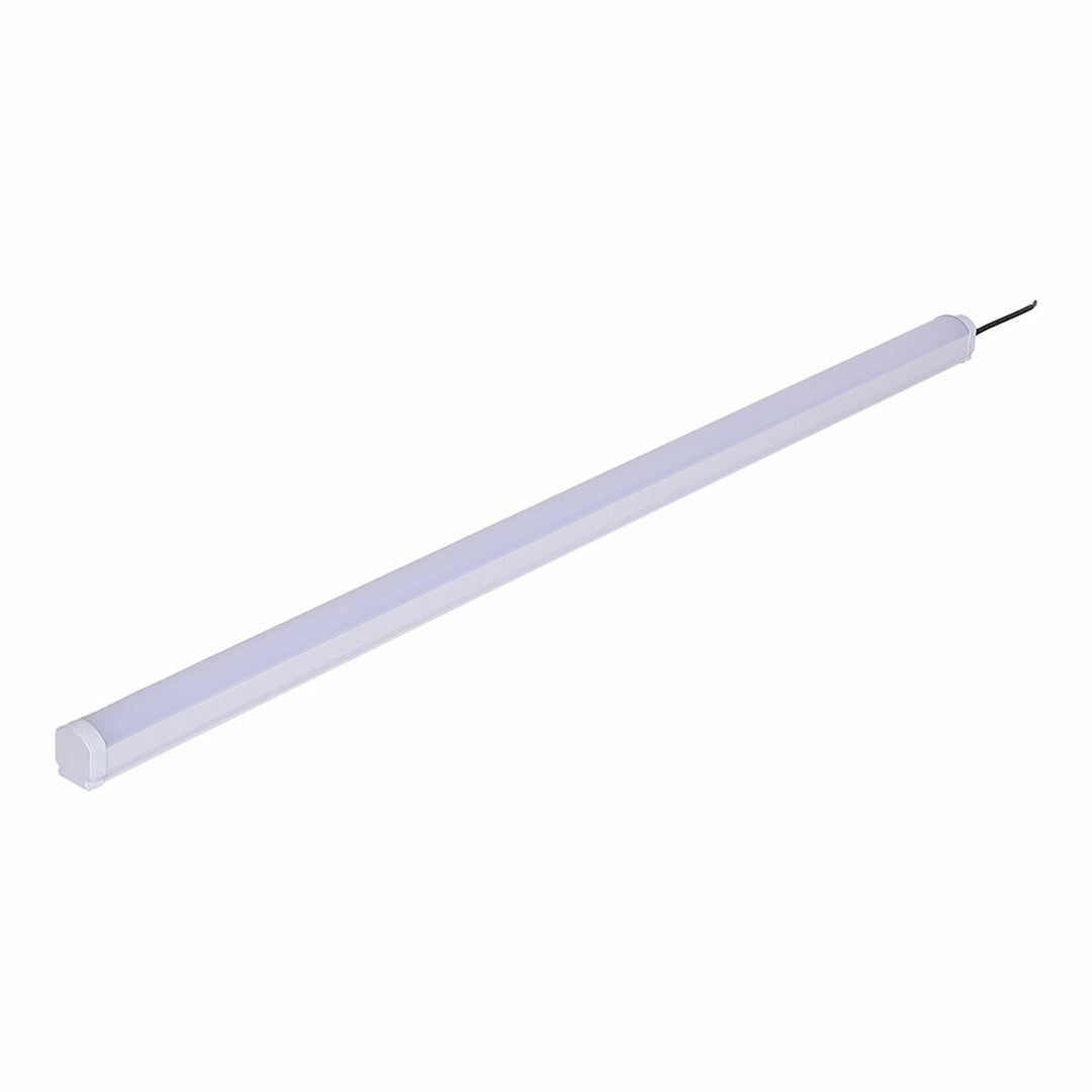 LED-ljusramp 120 cm - Starkt kallt ljus för hemmabelysning - 36W, 192 dioder, 6400K, IP65.