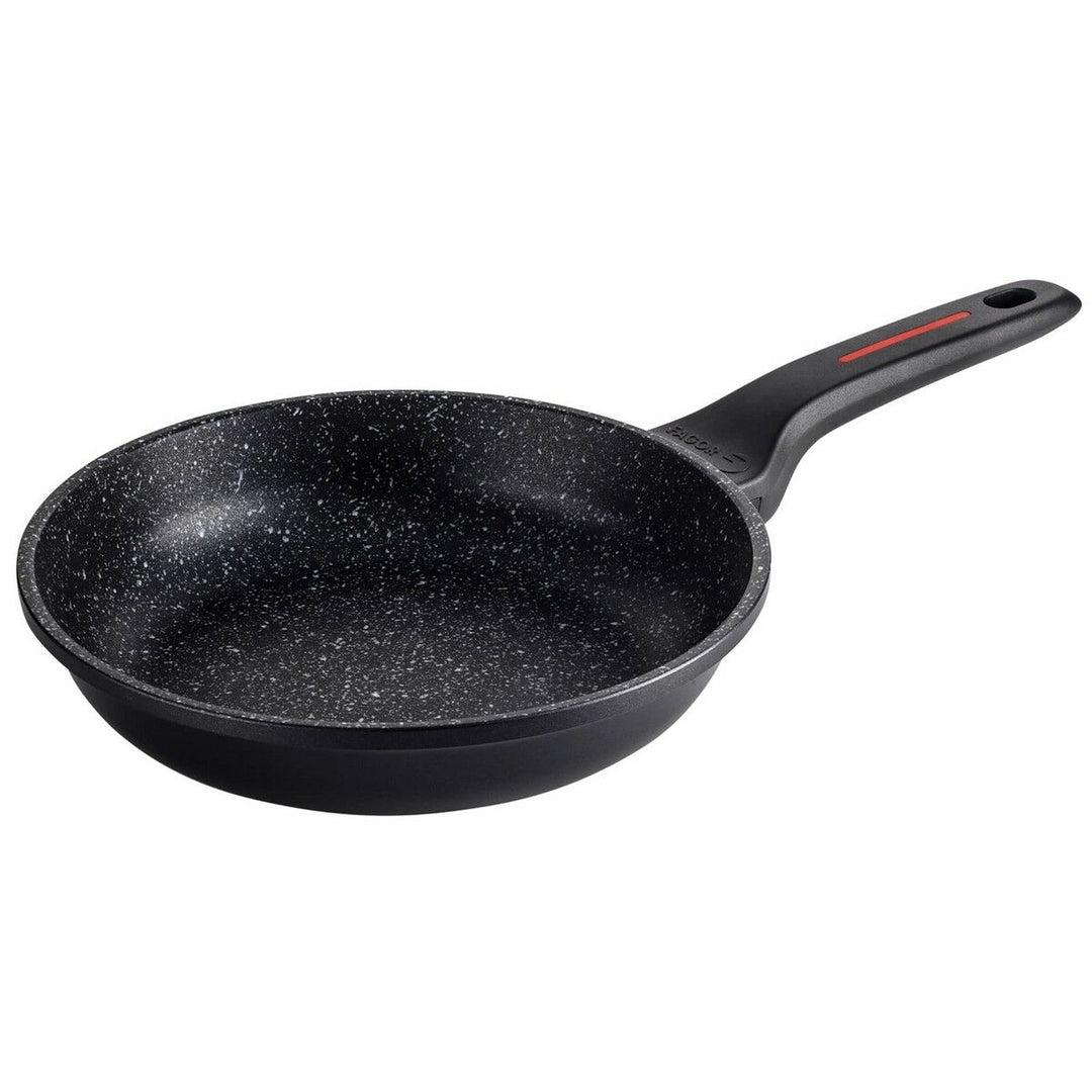 Aluminium Stekpanna med Non-Stick Beläggning - Ideell för induktionshällar, ergonomisk design, lätt 