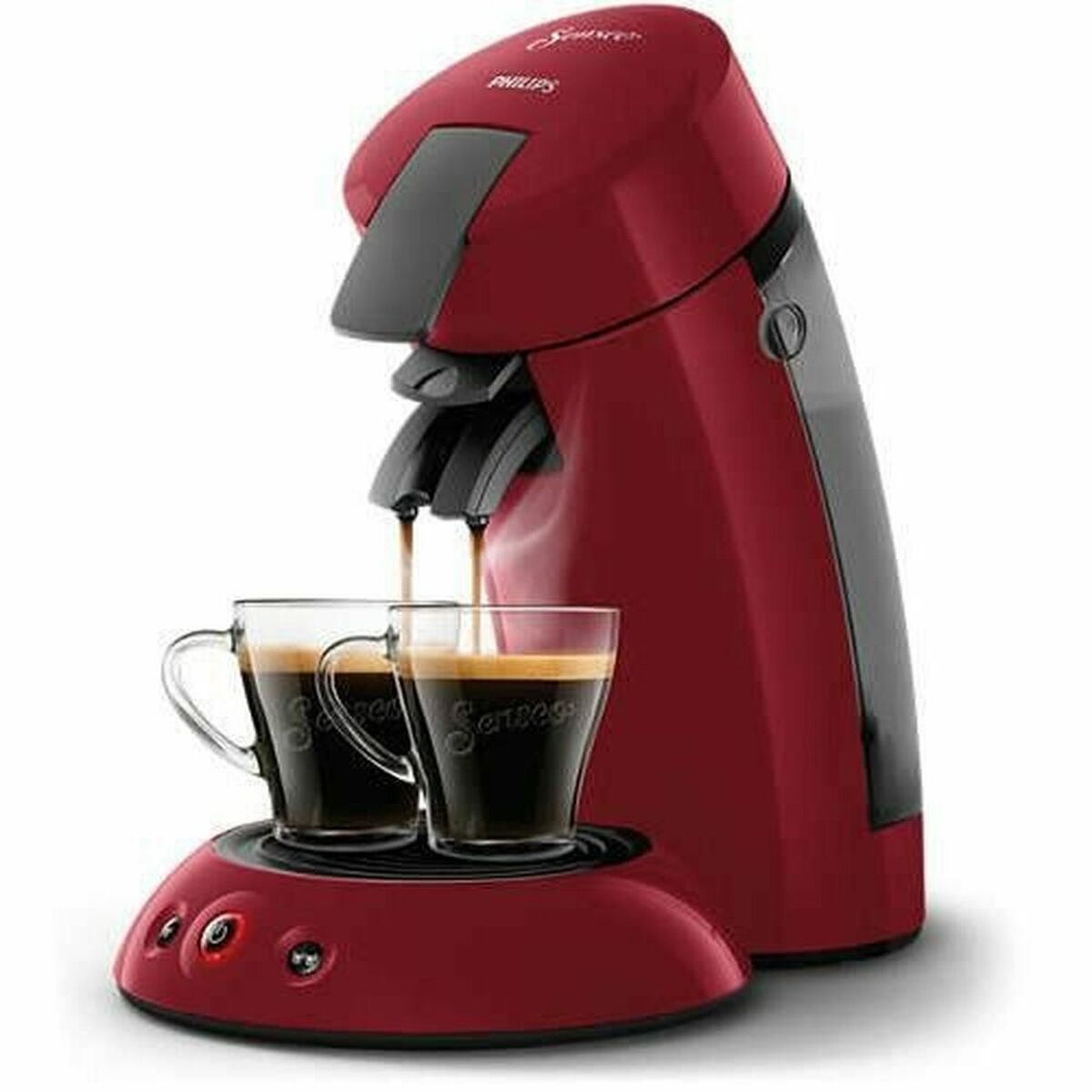 Philips SENSEO ORIGINAL Kaffekapslar - Kraftfull kaffebryggare, avtagbar droppbricka, borttagbar vat