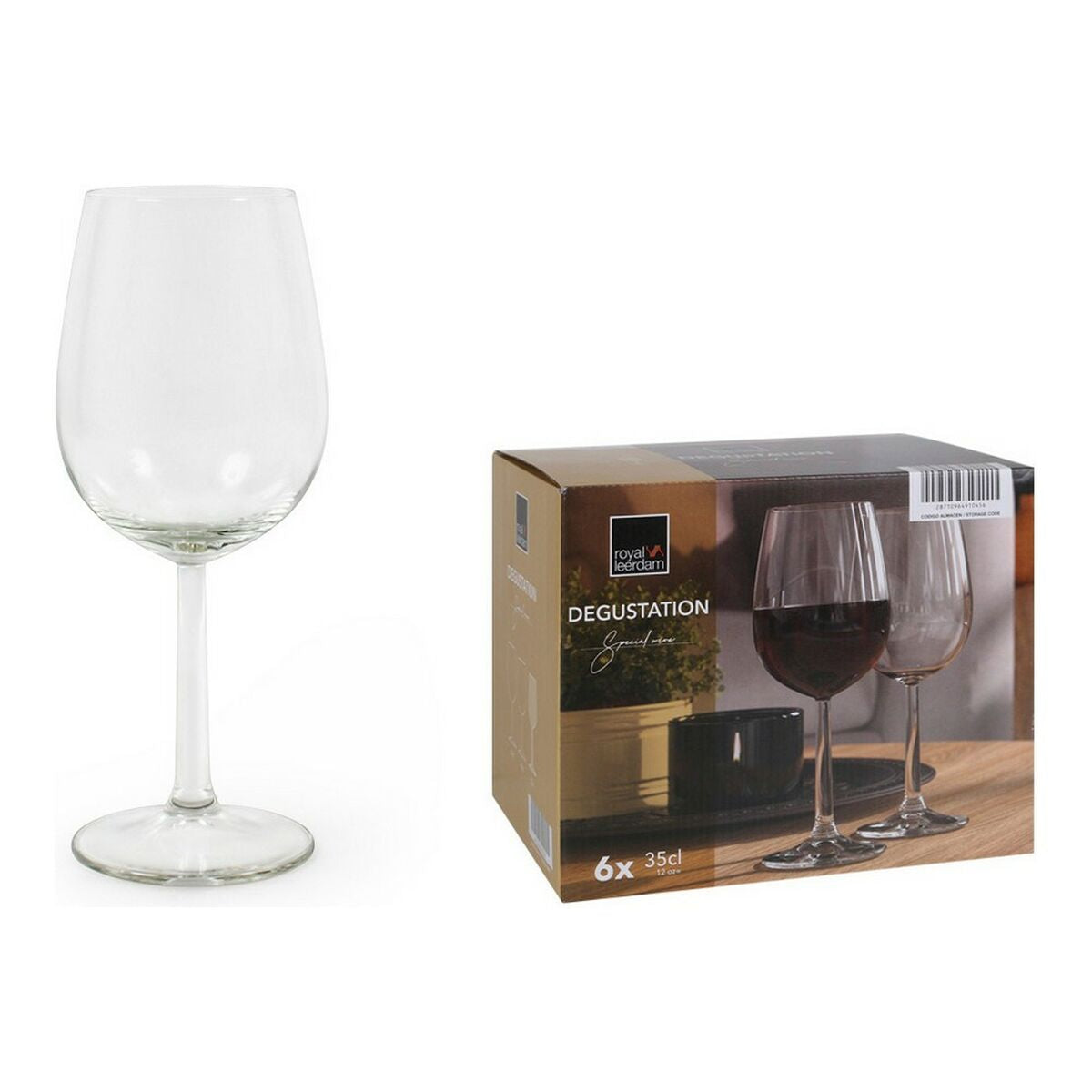 Premium Royal Leerdam Vinglas 350ml, 6-pack - Förhöj din vinprovning med detta eleganta glas set.