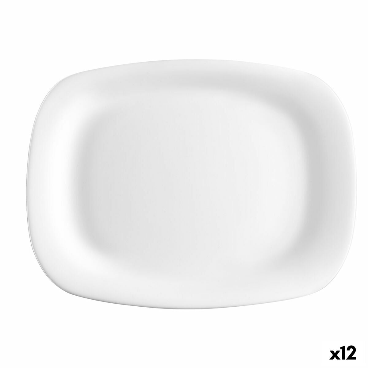 Glas Servingsfat 24x34 cm, 12-pack från Bormioli Rocco - elegant och praktiskt servisfat för alla ti