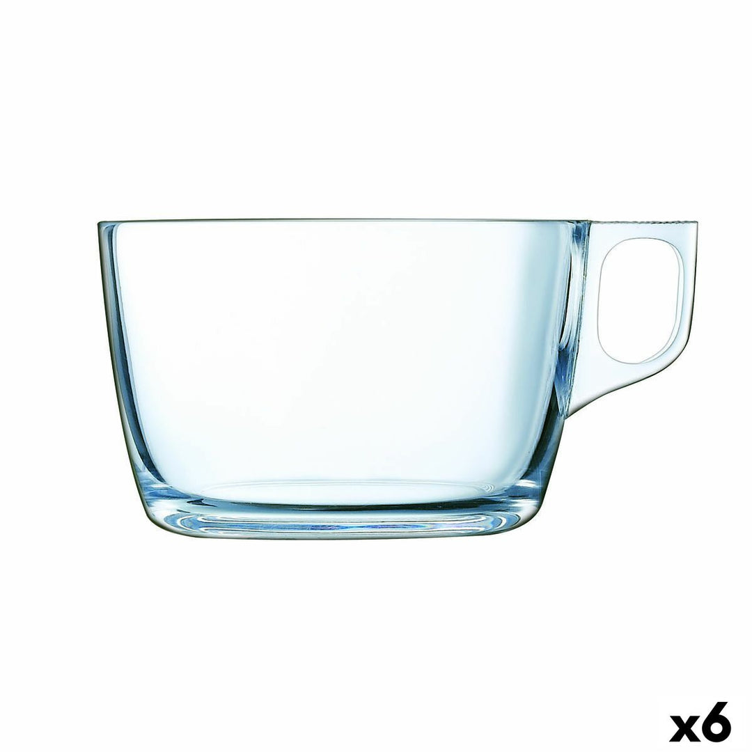 Luminarc Nuevo Glas 500 ml - 6-pack Transparent glas för alla tillfällen, diskmaskinsvänligt och hål