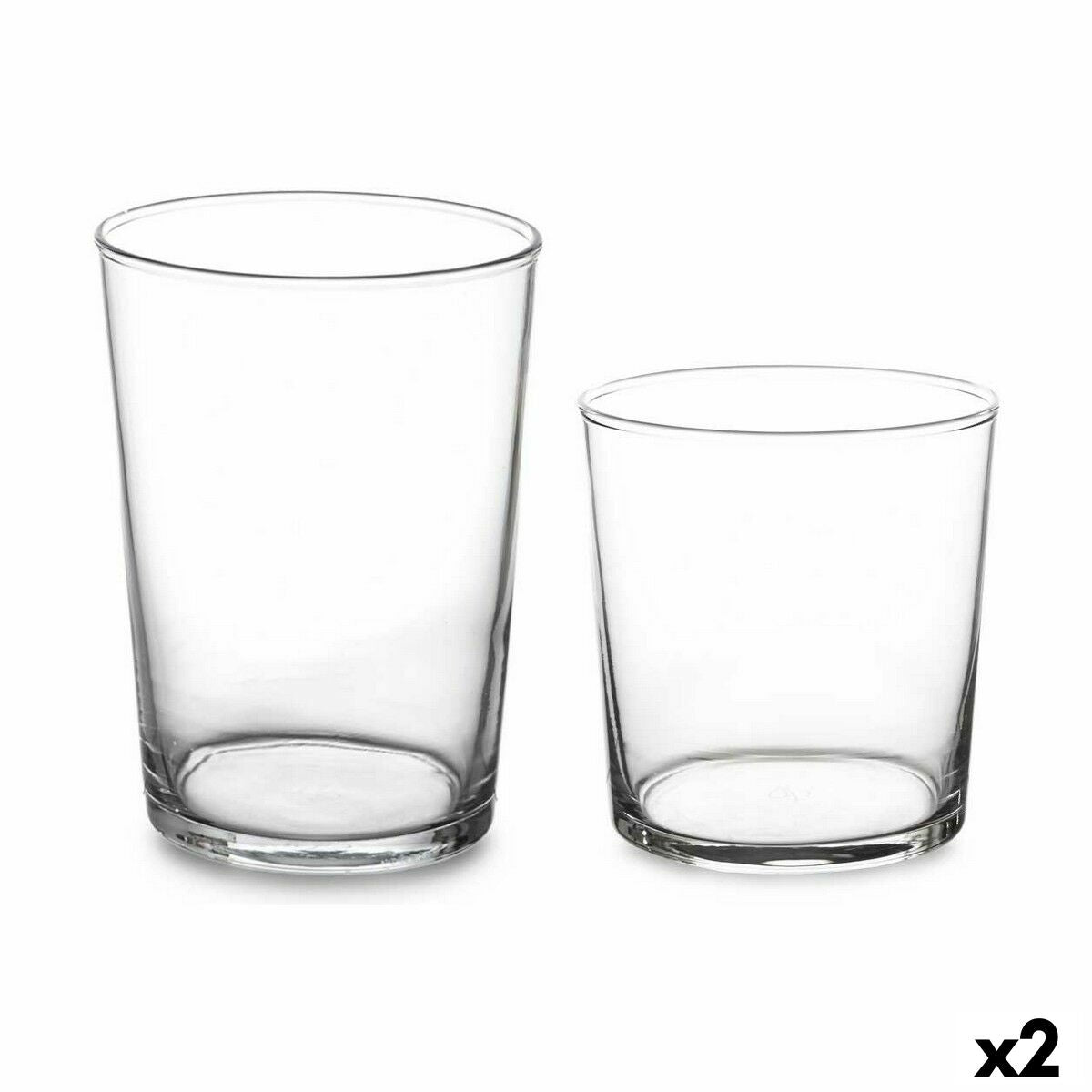 Transparenta Bistroglas, 380 ml, 2-pack - eleganta och stilfulla glas för hemmabruk.