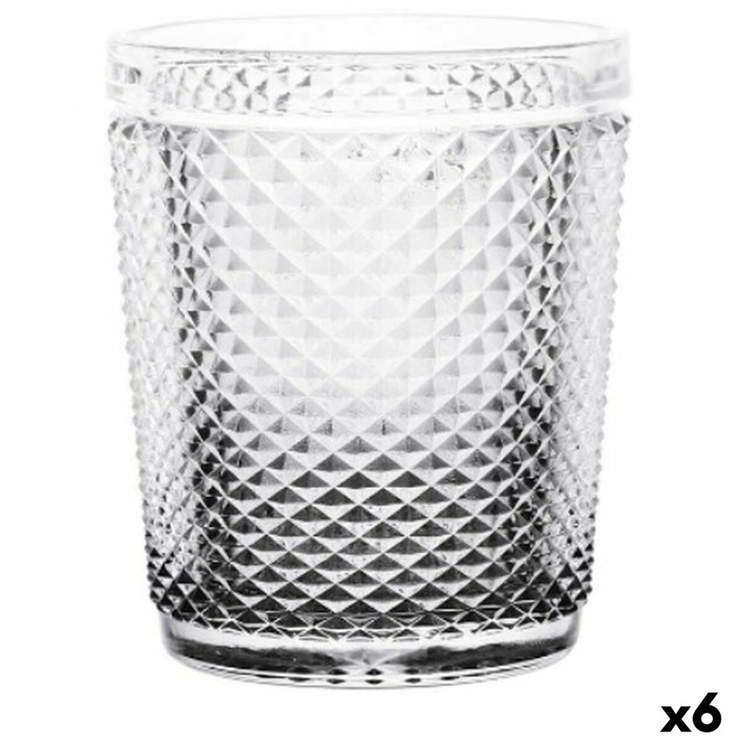 Diamantglas 300ml, antracitgrå, set om 6 - eleganta och stilrena glas för din vardag.