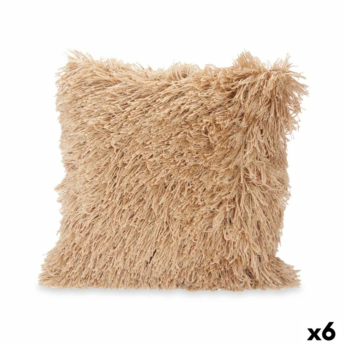 6-pack Beige Bomullspolyester Kuddar 45x45 cm - Stilrena och eleganta kuddar i hemmet. Skapa harmoni