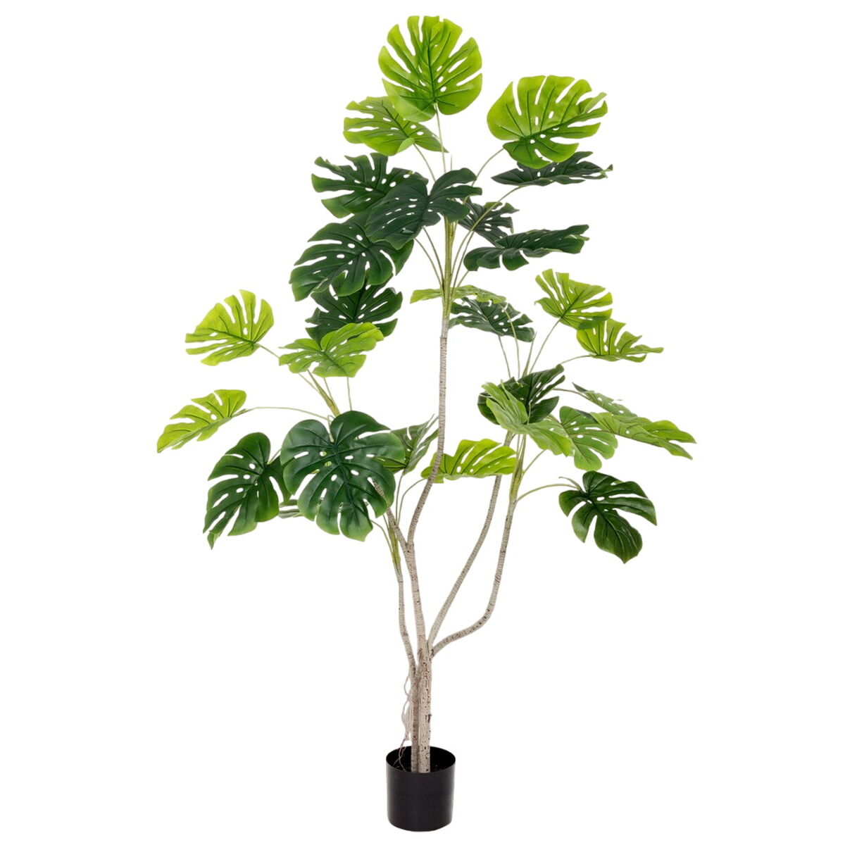 Polyuretan Monstera, realistisk dekoration 180 cm - perfekt för utomhusbruk.