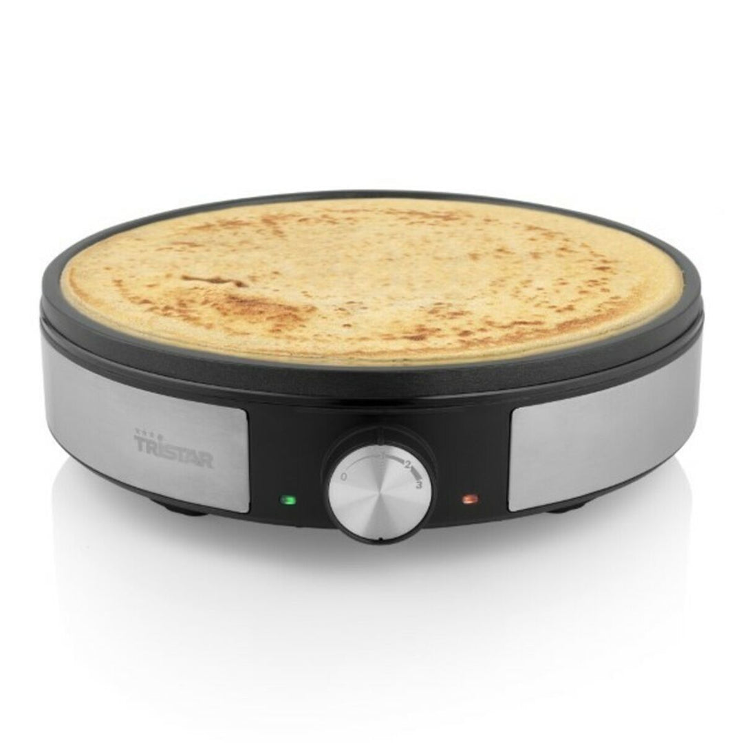 Tristar Pannkaksmaskin - 30 cm Diameter, 1200W med justerbar temperatur. Lätt att rengöra och lysand